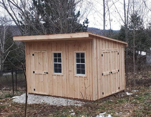 #131 9x12' Slant Garden Roof Shed