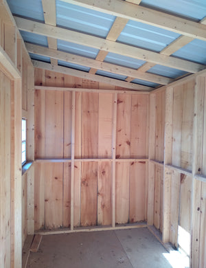 #132 6x12' Slant Roof Shed