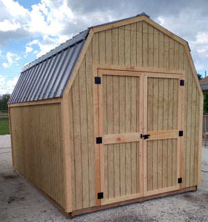 #140 Style Basic Barn Garden Shed 8x12'