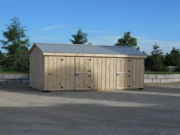 #HB445 12X24' Portable Row Barn w/Tack Room