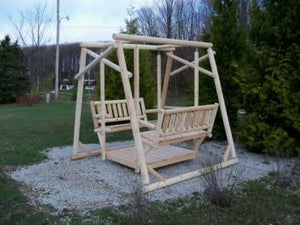 #L405 Old Fashioned Log Swing - Maxwell Garden Centre