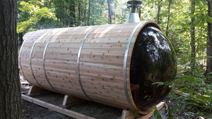 Panoramic View Barrel Saunas
