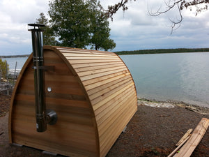 Clear Western Red Cedar POD Sauna