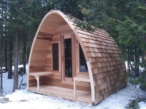 Clear Western Red Cedar POD Sauna