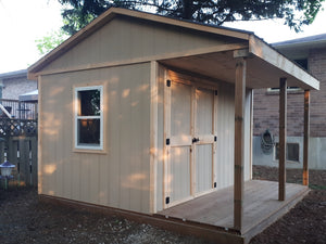 #100 Style Cabin Plus 4ft Veranda - Maxwell Garden Centre