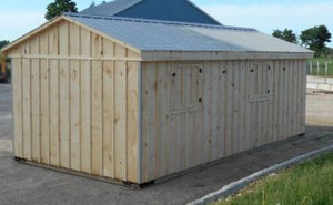 #HB445 12X24' Portable Row Barn w/Tack Room - Maxwell Garden Centre