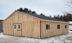 #HB490 36x36'  Modular Horse Barn