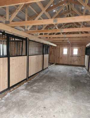 #HB490 36x36'  Modular Horse Barn