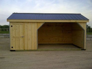 #HS400 10x20' Horse Run-in with 6ft Tack Room - Maxwell Garden Centre