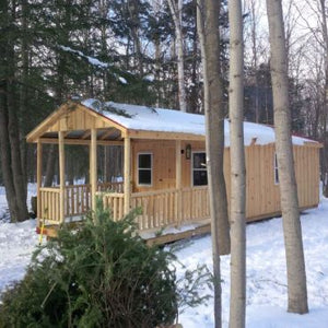 #106 10x30' Cabin W/ 10ft Porch - Maxwell Garden Centre