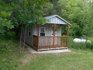 #105 Style Cabin With 4ft Porch - Maxwell Garden Centre