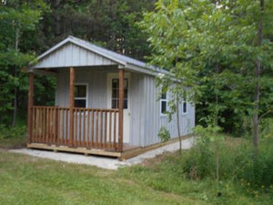 #105 Style Cabin With 4ft Porch - Maxwell Garden Centre