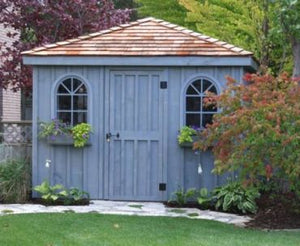 #114 Style Cottage Roof Garden Shed - Maxwell Garden Centre