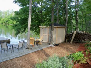 #114 Style Cottage Roof Garden Shed - Maxwell Garden Centre