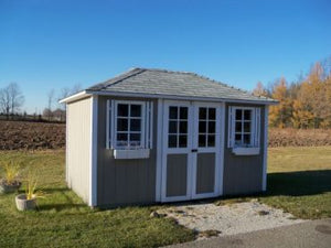 #124 Style Cottage Roof Garden Shed - Maxwell Garden Centre