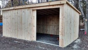 #145 12x20' Slant Roof Style Shed - Maxwell Garden Centre