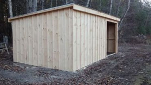 #145 12x20' Slant Roof Style Shed - Maxwell Garden Centre