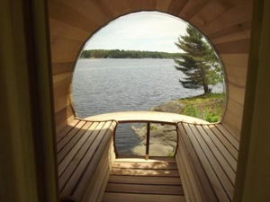 Panoramic View Barrel Saunas - Maxwell Garden Centre