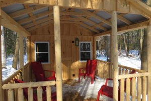 #106 10x30' Cabin W/ 10ft Porch - Maxwell Garden Centre