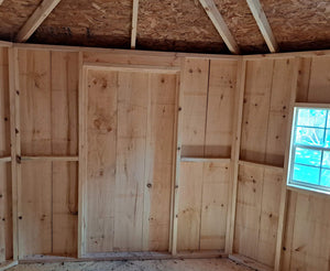 #135 Five Sided Cabana/Shed 10x10'