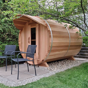 Cedar Barrel Sauna - Clear Western Red Cedar