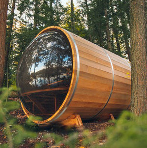 Panoramic View Barrel Saunas