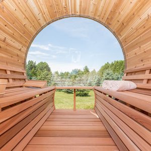 Panoramic View Barrel Saunas
