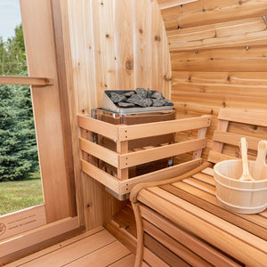 Panoramic View Barrel Saunas