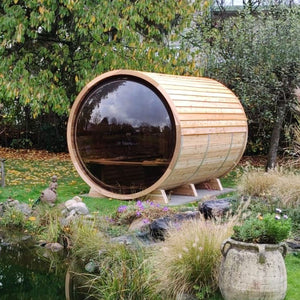 Panoramic View Barrel Saunas