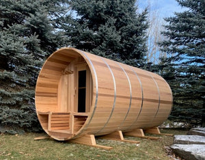 Cedar Barrel Sauna - Clear Western Red Cedar