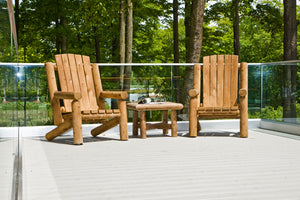 #L214 Adirondack Log Chair