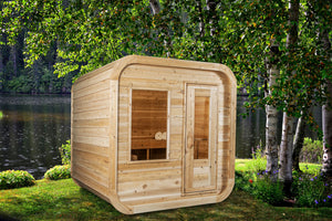 #CTC22LU White Cedar Luna Sauna - Maxwell Garden Centre