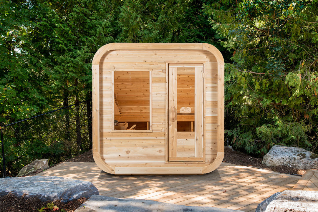 CTC22LU White Cedar Luna Sauna – Maxwell Garden Centre