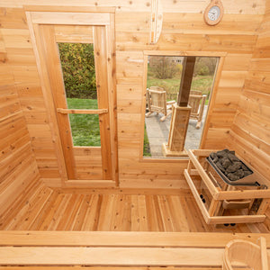 #CTC22LU White Cedar Luna Sauna