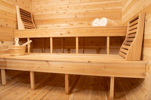 #CTC22LU White Cedar Luna Sauna - Maxwell Garden Centre