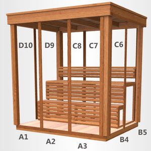 CU570 Pure Cube Outdoor - Clear Red Cedar