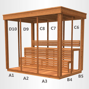 CU580 Pure Cube Outdoor - Clear Red Cedar