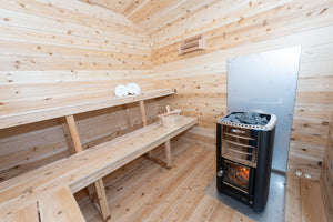 #CTC88W Georgian Cabin Sauna 8x8'