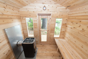 #CTC88W Georgian Cabin Sauna 8x8'