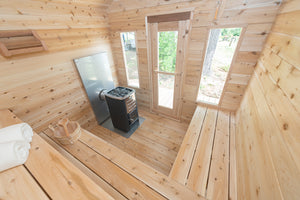 #CTC88W Georgian Cabin Sauna 8x8'