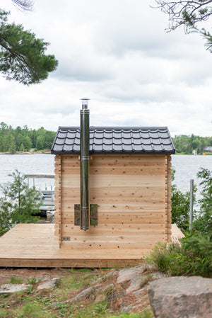 #CTC88W Georgian Cabin Sauna 8x8'