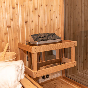 #HU6112 Pure Cube Hudson Sauna - Knotty Red Cedar
