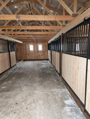 #HB490 36x36'  Modular Horse Barn