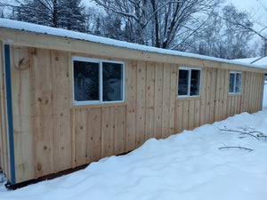 #HB470 12X36' Portable Row Barn W/Tack Room - Maxwell Garden Centre