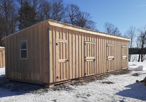 #HB470 12X36' Portable Row Barn W/Tack Room