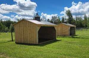 #HS395 Portable Horse Run-in With Peak Roof