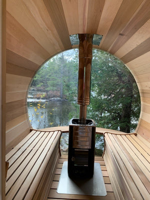 Panoramic View Barrel Saunas - Maxwell Garden Centre