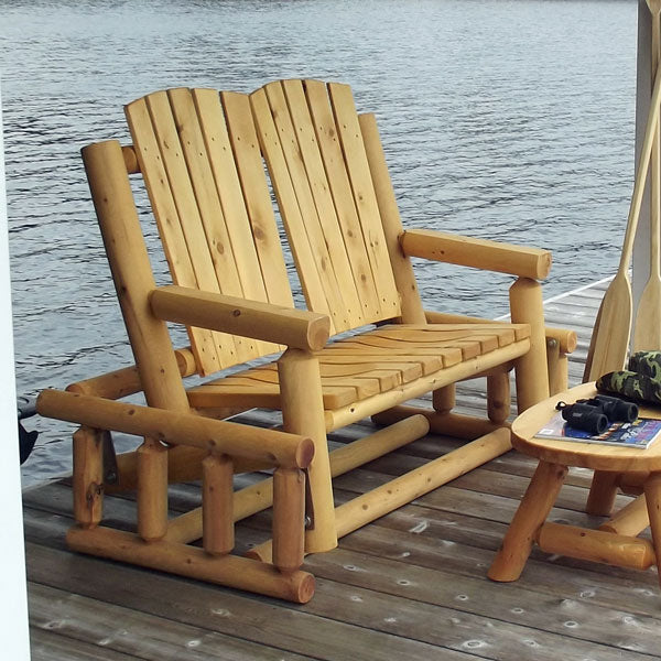 #L224G Adirondack Log Glider