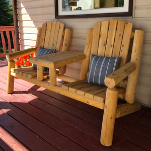 #L234 Adirondack Gossip Bench