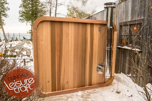 Clear Western Red Cedar Luna Sauna - Maxwell Garden Centre